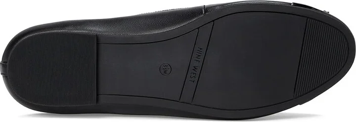 Nine West Prosep Women's Flat Shoes Black Leather : 9 M - Image 3