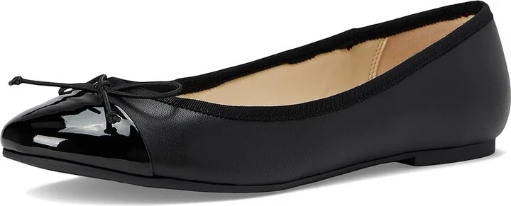 Nine West Prosep Women's Flat Shoes Black Leather : 9 M - Image 5