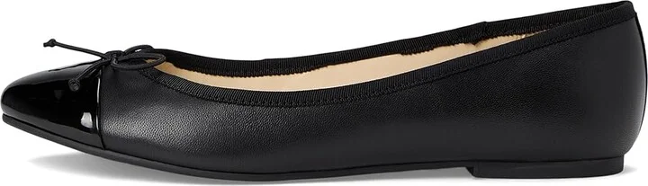 Nine West Prosep Women's Flat Shoes Black Leather : 9 M - Image 6