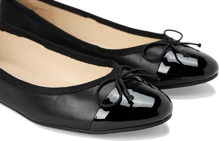 Nine West Prosep Women's Flat Shoes Black Leather : 9 M - Image 7