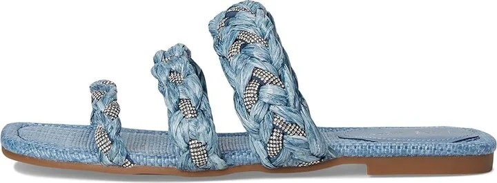 Nine West Qazz Women's Dress Sandals Light Blue : 8.5 M, Rubber/Synthetic - Image 6