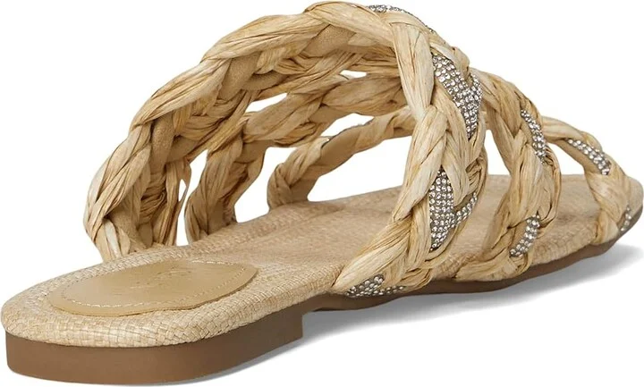 Nine West Qazz Women's Dress Sandals Light Natural : 7 M, Rubber/Synthetic - Image 4