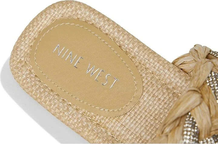 Nine West Qazz Women's Dress Sandals Light Natural : 7 M, Rubber/Synthetic - Image 7