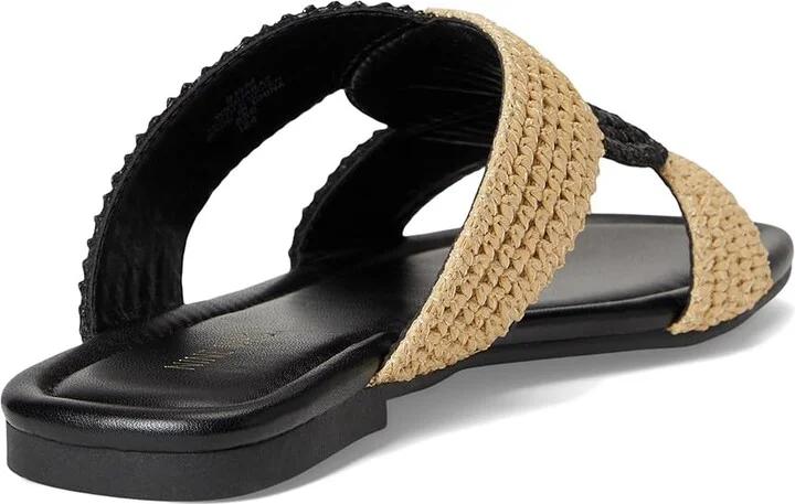 Nine West Quara Women's Dress Sandals Black/Natural : 7 M, Rubber/Synthetic - Image 4