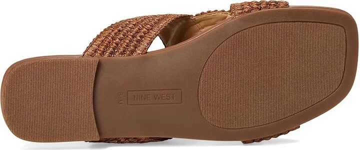 Nine West Quara Women's Dress Sandals Dark Brown : 7.5 M, Rubber/Synthetic - Image 3