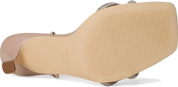Nine West Raqchel Women's Dress Sandals Light Natural : 10 M, Synthetic - Image 3