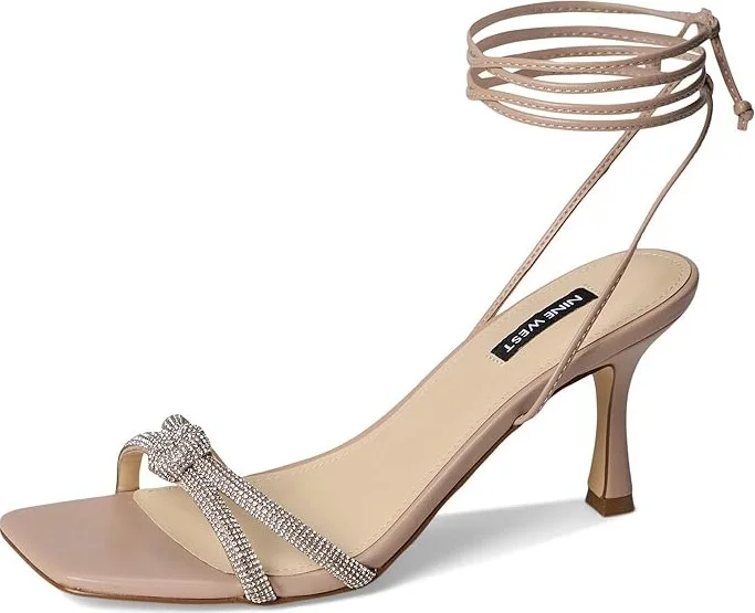 Nine West Raqchel Women's Dress Sandals Light Natural : 10 M, Synthetic - Image 5
