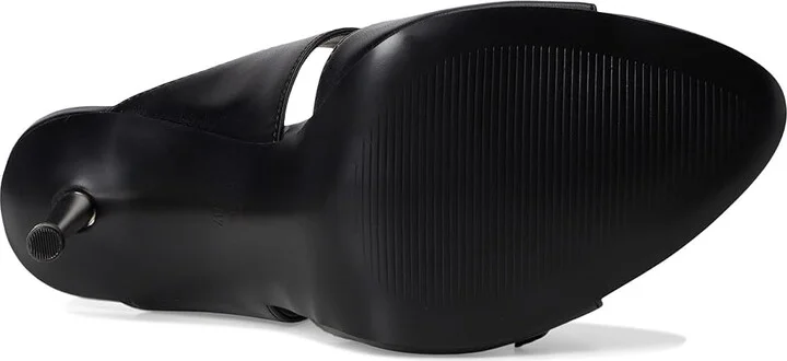 Nine West Reida Women's Wedge Shoes Black : 7.5 M, Leather/Rubber - Image 3