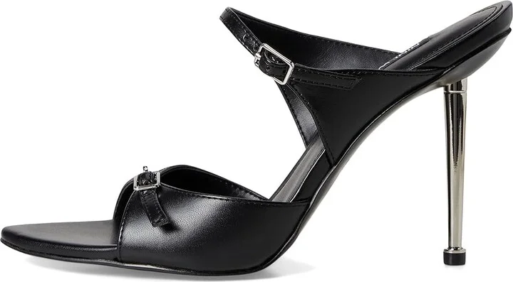 Nine West Reida Women's Wedge Shoes Black : 7.5 M, Leather/Rubber - Image 6