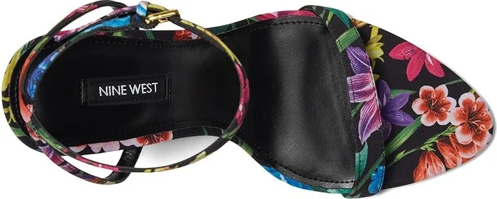 Nine West Reina 2 Women's Sandals Black Lush Floral : 5 M, Rubber - Image 2