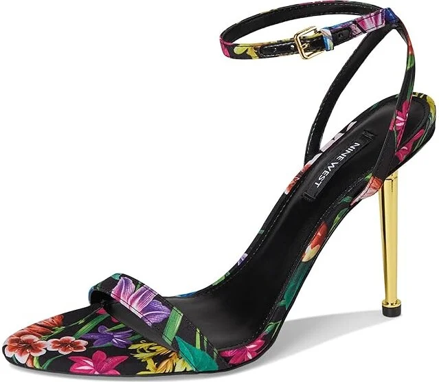 Nine West Reina 2 Women's Sandals Black Lush Floral : 5 M, Rubber - Image 5