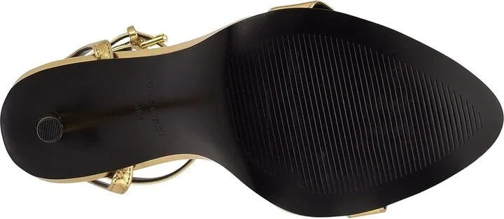 Nine West Reina Women's Shoes Gold : 5 M, Synthetic - Image 3