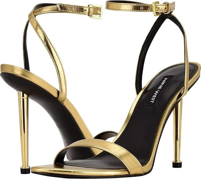 Nine West Reina Women's Shoes Gold : 5 M, Synthetic