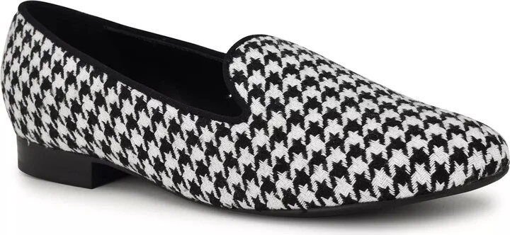 Black/White Houndstooth Print Fabric