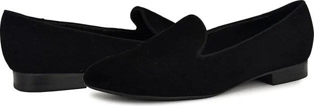 Nine West Renold Women's Flat Shoes Black Suede : 5.5 M