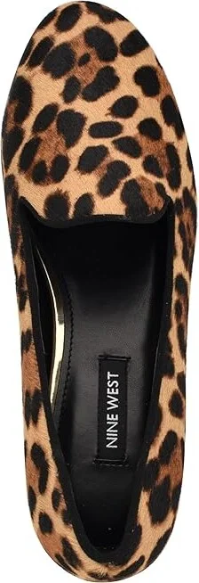 Nine West Renold Women's Flat Shoes Leopard : 6 M, Suede - Image 2