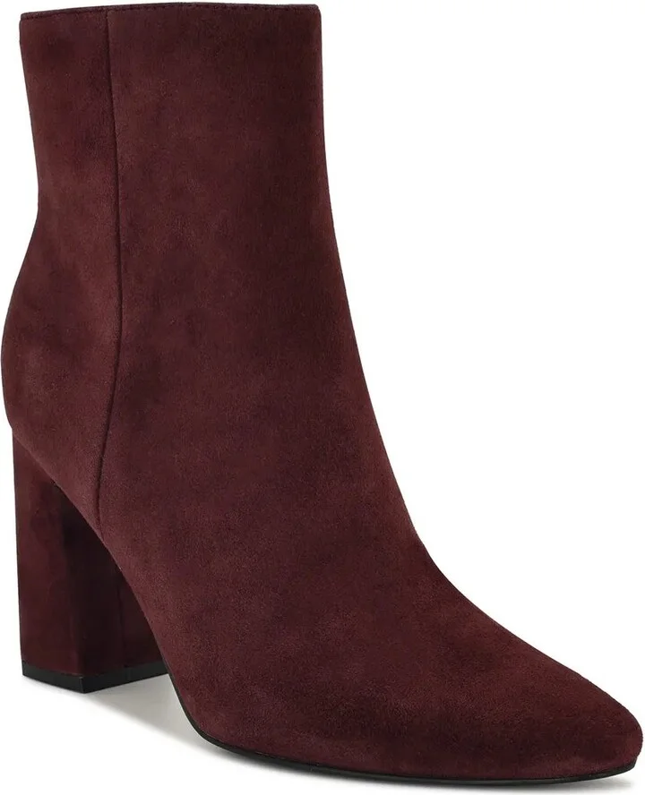 Dark Red Suede