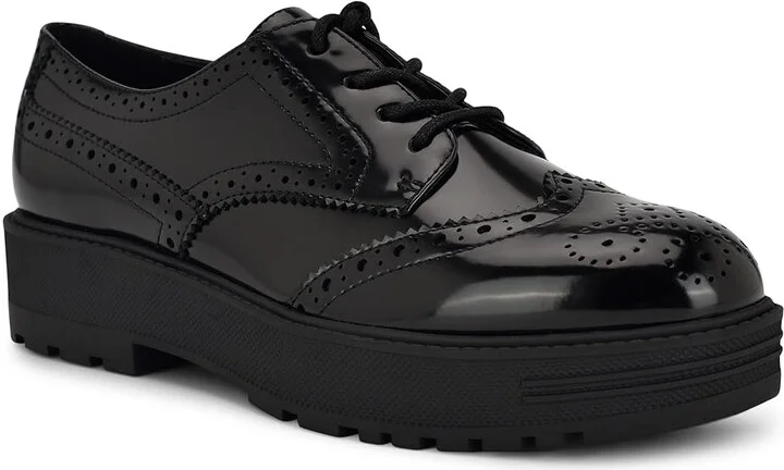 Nine West Resttin Women's Flat Shoes Black Patent : 8 M - Image 5