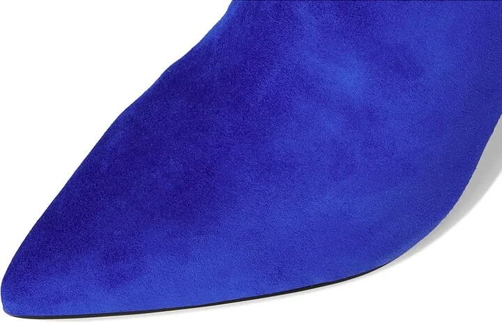 Nine West Richy Women's Boots Blue Suede : 7.5 M, Leather - Image 2