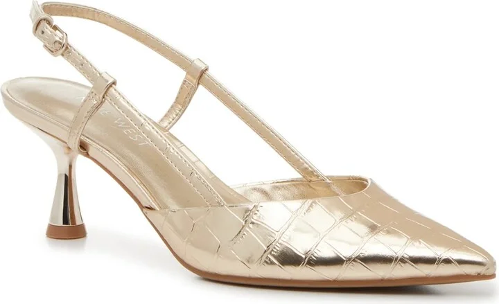 Platinum Croc Print