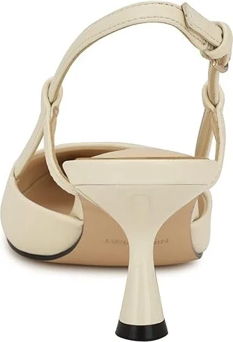 Nine West Rizzy High Women's Heels Cream/Black : 7 M, Leather/Synthetic - Image 4