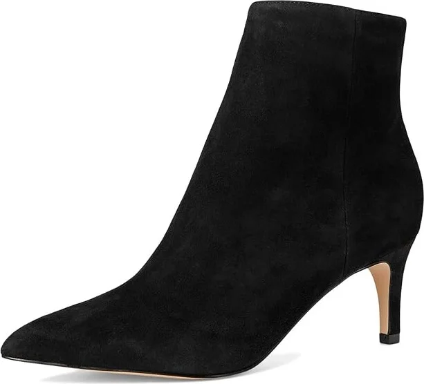 Nine West Sheeba Women's Boots Black Suede : 5 M, Leather - Image 5