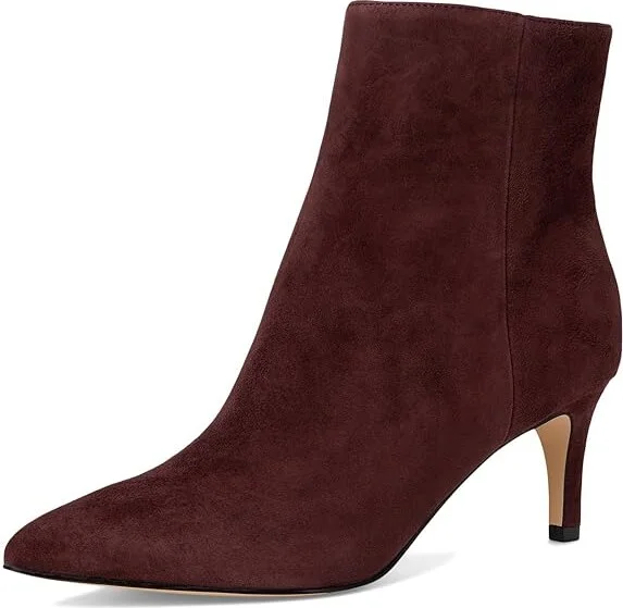 Nine West Sheeba Women's Boots Burgundy Suede : 9.5 M, Leather - Image 5