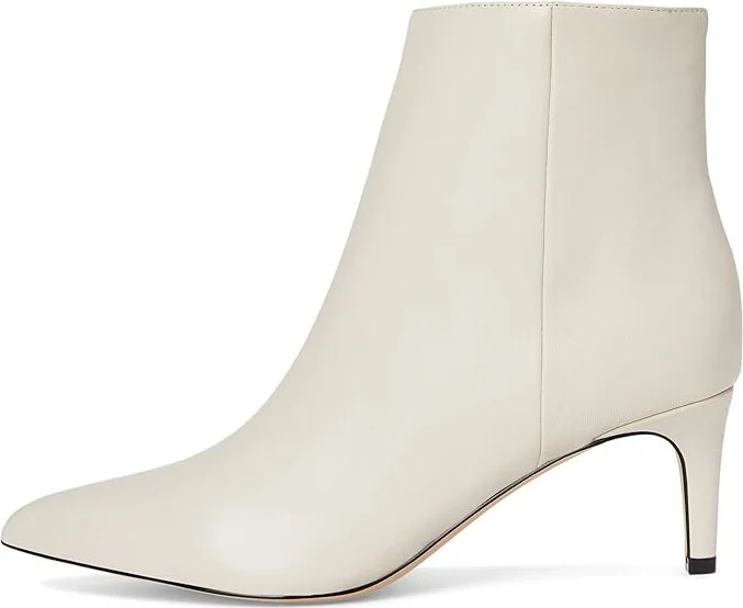 Nine West Sheeba Women's Boots Cream Leather : 5 M - Image 6