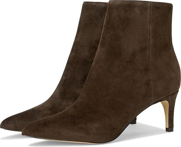 Nine West Sheeba Women's Boots Dark Brown Suede : 5.5 M, Leather