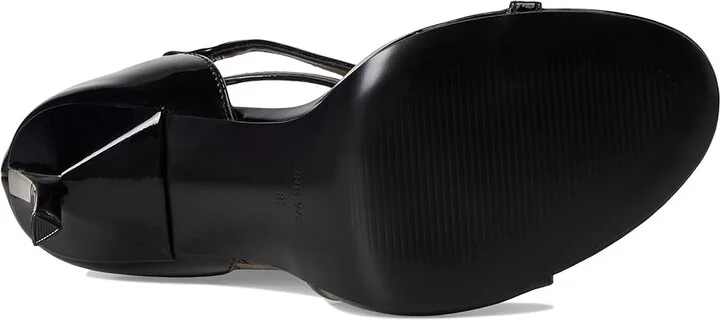 Nine West Shimmy Women's Wedge Shoes Black Patent : 7.5 M, Leather/Rubber - Image 3