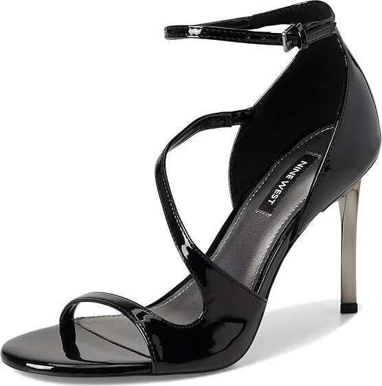 Nine West Shimmy Women's Wedge Shoes Black Patent : 7.5 M, Leather/Rubber - Image 5