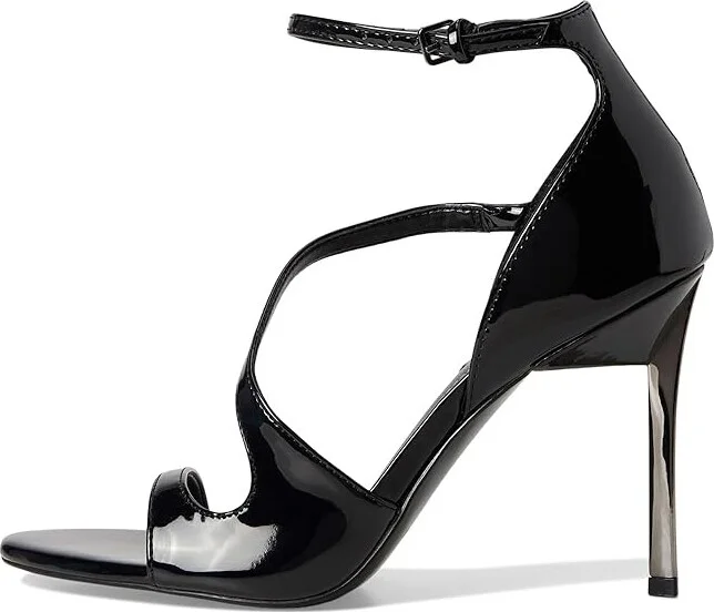 Nine West Shimmy Women's Wedge Shoes Black Patent : 7.5 M, Leather/Rubber - Image 6