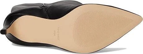 Nine West Sirena Women's Boots Black Leather : 8 M - Image 3