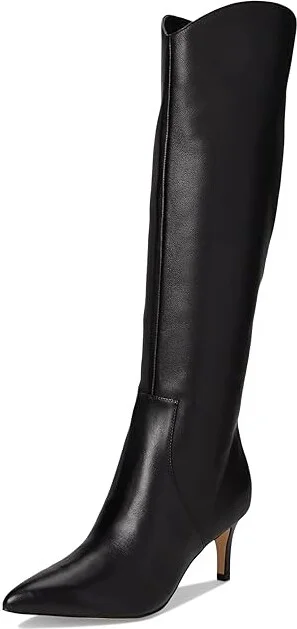 Nine West Sirena Women's Boots Black Leather : 8 M - Image 5