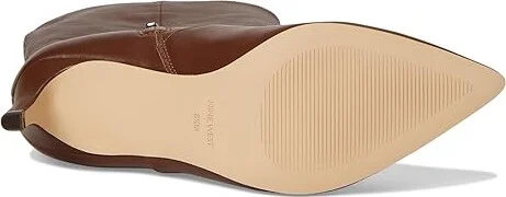 Nine West Sirena Women's Boots Medium Brown Leather : 9.5 M - Image 3