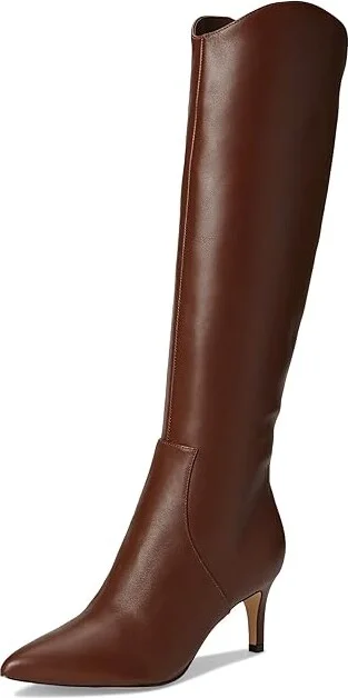 Nine West Sirena Women's Boots Medium Brown Leather : 9.5 M - Image 5