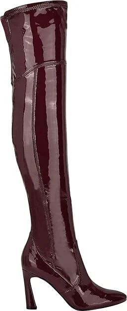 Nine West Sizzle 8 Women's Shoes Dark Cherry Patent : 8 M, Synthetic - Image 5