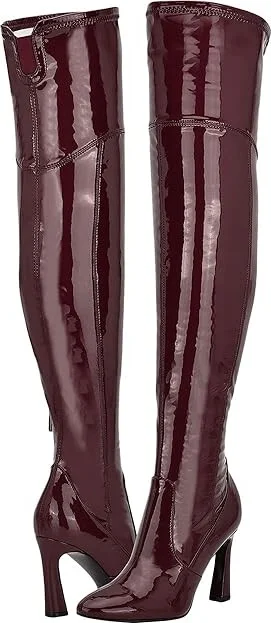 Nine West Sizzle 8 Women's Shoes Dark Cherry Patent : 8 M, Synthetic