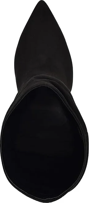 Nine West Slouch Women's Boots Black : 5.5 M, Leather - Image 2