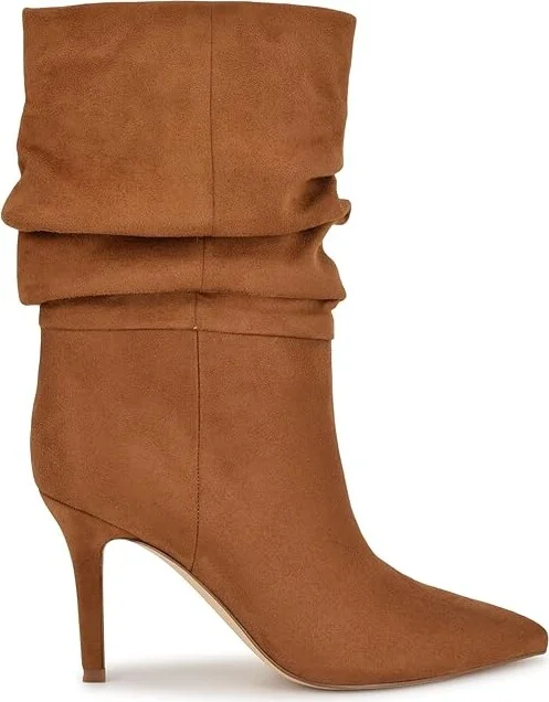 Nine West Slouch Women's Boots Cognac : 10 M, Leather - Image 5