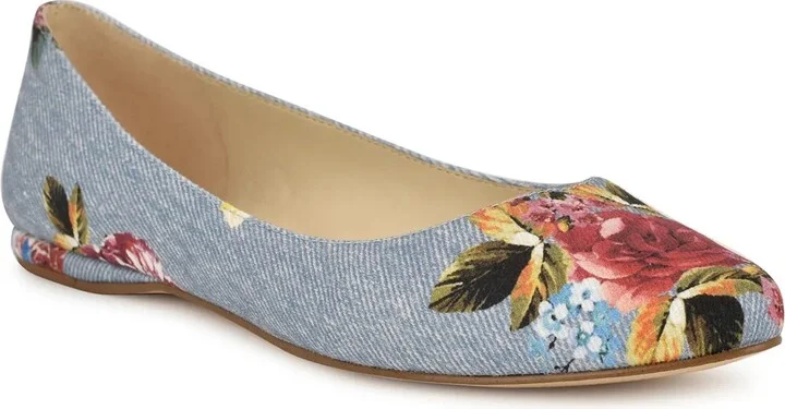 Denim Blue/Multicolor Floral