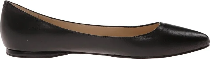 Nine West SpeakUp Flat Women's Dress Flat Shoes Black Leather : 5 M, Leather/Suede/Synthetic - Image 8