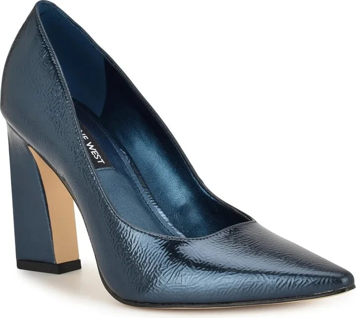 Blue Metallic Synthetic
