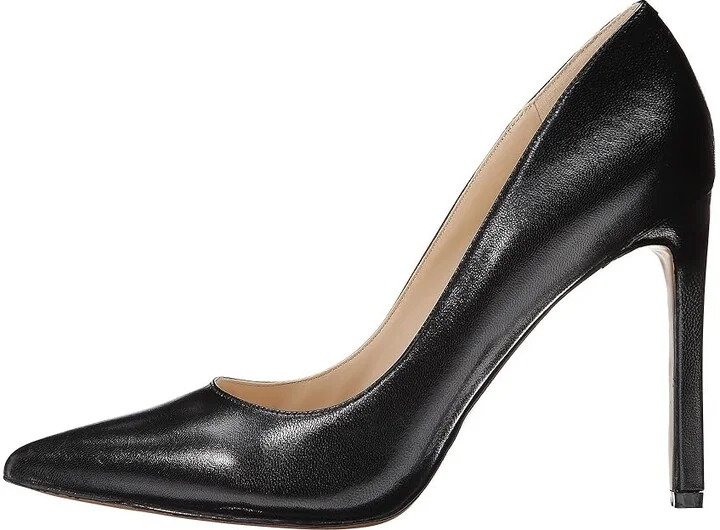 Nine West Tatiana Pump High Women's Heels Black Leather : 5 M - Image 7