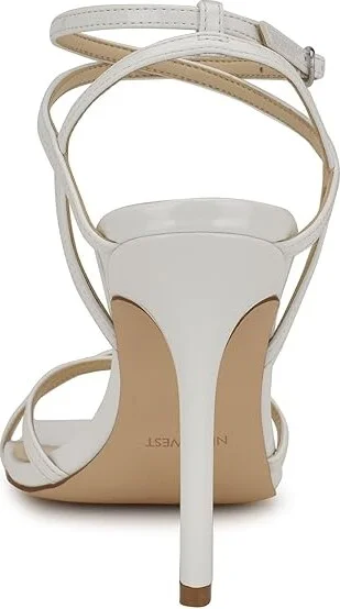 Nine West Tidle Women's Shoes White Patent : 5 M, Synthetic - Image 4