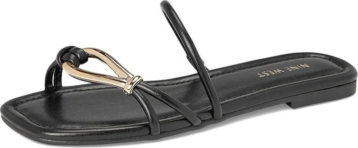 Nine West Tigra Women's Dress Sandals Black : 10 M, Faux Leather - Image 5