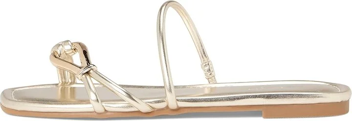 Nine West Tigra Women's Dress Sandals Gold : 8.5 M, Faux Leather - Image 6