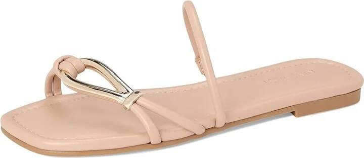Nine West Tigra Women's Dress Sandals Light Natural : 7.5 M, Faux Leather - Image 5