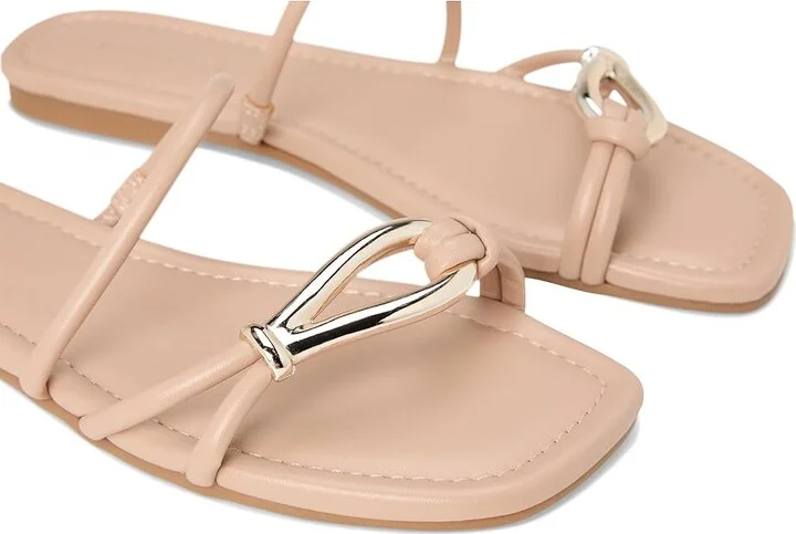Nine West Tigra Women's Dress Sandals Light Natural : 7.5 M, Faux Leather - Image 7