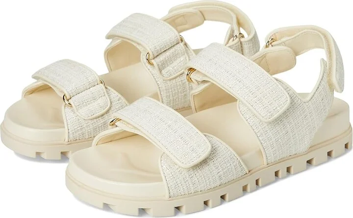 Nine West Tillee Women's Dress Sandals Cream : 10 M, Leather/Synthetic